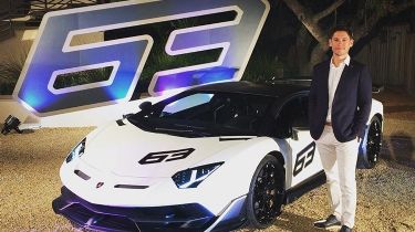 Facundo Elías presentó el nuevo modelo de Lamborghini en EE.UU.