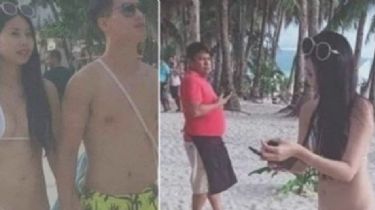 La arrestaron en Filipinas por usar una bikini diminuta