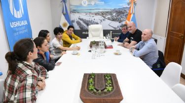 Atletas de esquí de fondo mantuvieron reunión con autoridades municipales