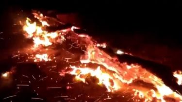 Dejaron un tronco prendido en el Camping de Ushuaia y casi desatan un incendio