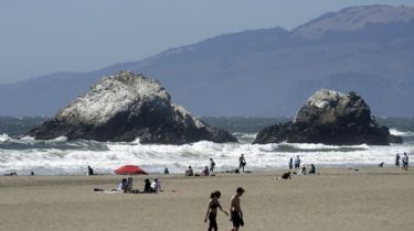 Playas vacías en California por el coronavirus