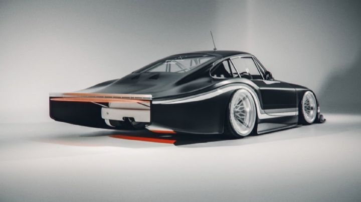 Rediseñaron el Porsche 935 "Moby Dick" para crear un auto eléctrico y futurista