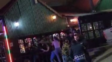 Serios incidentes en la puerta de un pub de Ushuaia
