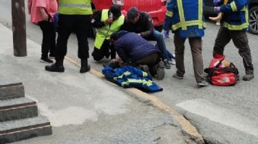 Una mujer de 68 años fue atropellada por un auto en el centro de Ushuaia
