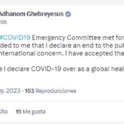 Declararon el fin de la emergencia sanitaria global por COVID